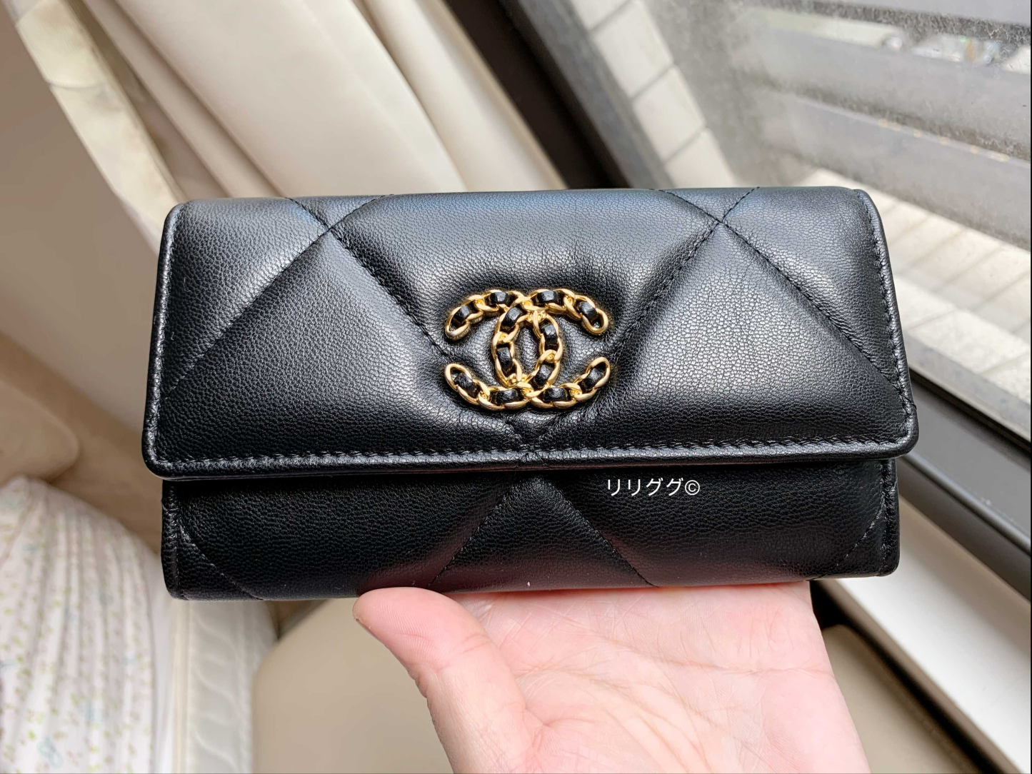 (シャネル)AP0953☆CHANEL 19 フラップ ウォレット☆